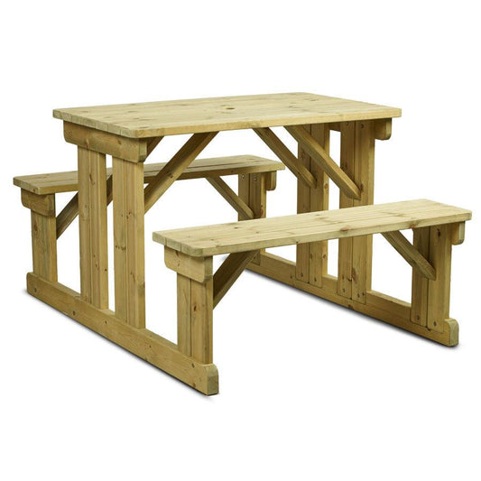 Newport Walk-In Picnic Bench-Contract Furniture Store for hospitality, leisure & commercial projects