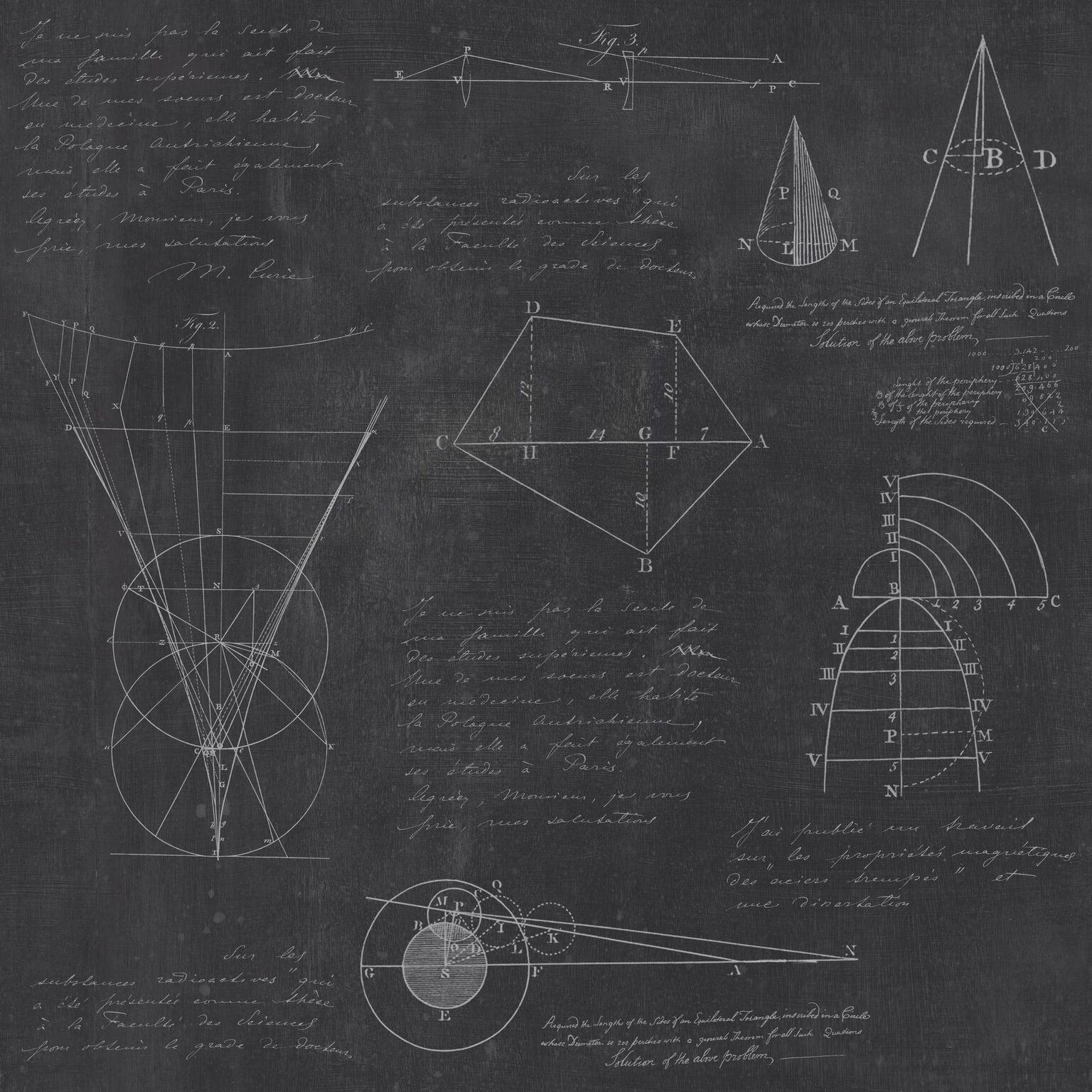 Newton Geometry Wallpaper