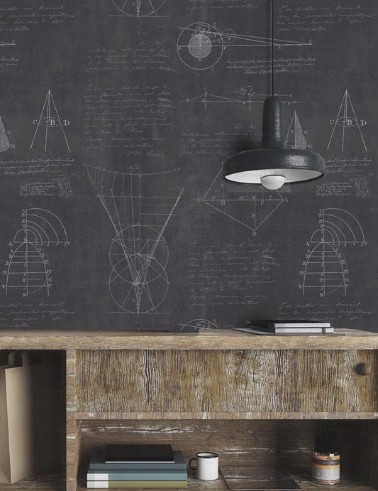 Newton Geometry Wallpaper-Contract Furniture Store for hospitality, leisure & commercial projects