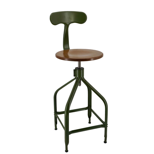 Nicolle® Adjustable Metal High Stool-Contract Furniture Store for hospitality, leisure & commercial projects