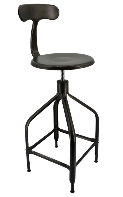 Nicolle® Adjustable Metal High Stool-Contract Furniture Store for hospitality, leisure & commercial projects