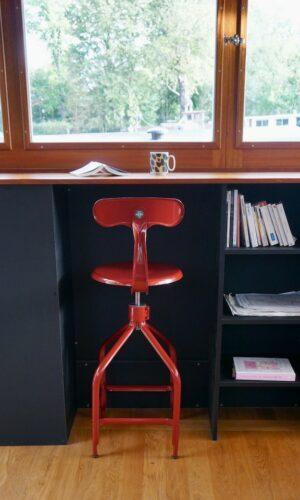 Nicolle® Adjustable Metal High Stool-Contract Furniture Store for hospitality, leisure & commercial projects