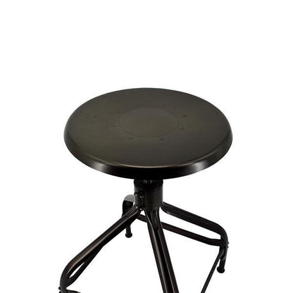 Nicolle® Adjustable Metal Low Stool-Contract Furniture Store for hospitality, leisure & commercial projects