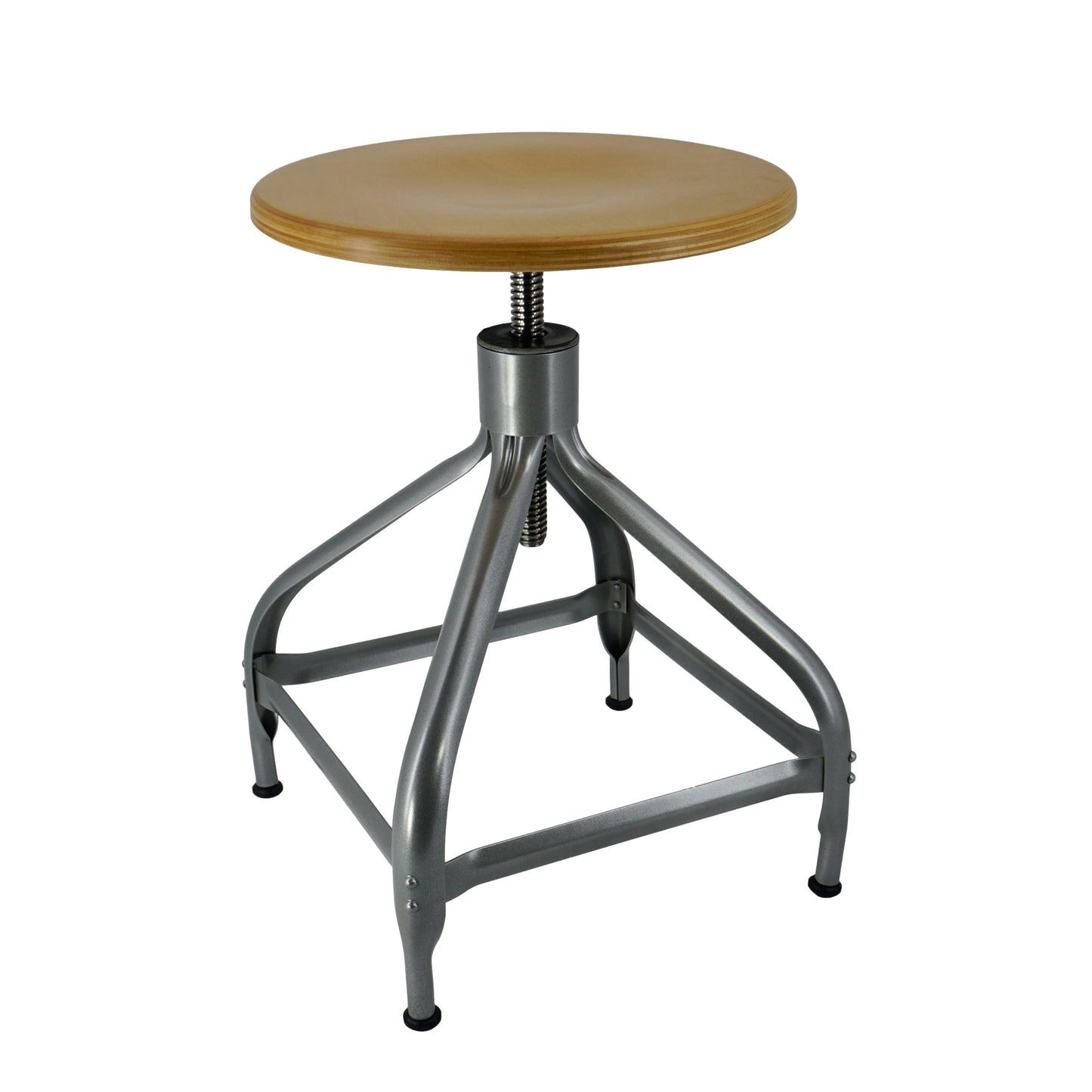 Nicolle® Adjustable Metal Low Stool-Contract Furniture Store for hospitality, leisure & commercial projects