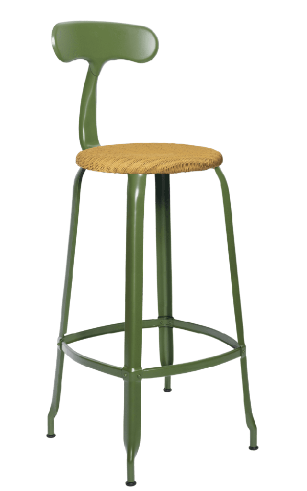 Nicolle® Loom & Metal High Stool