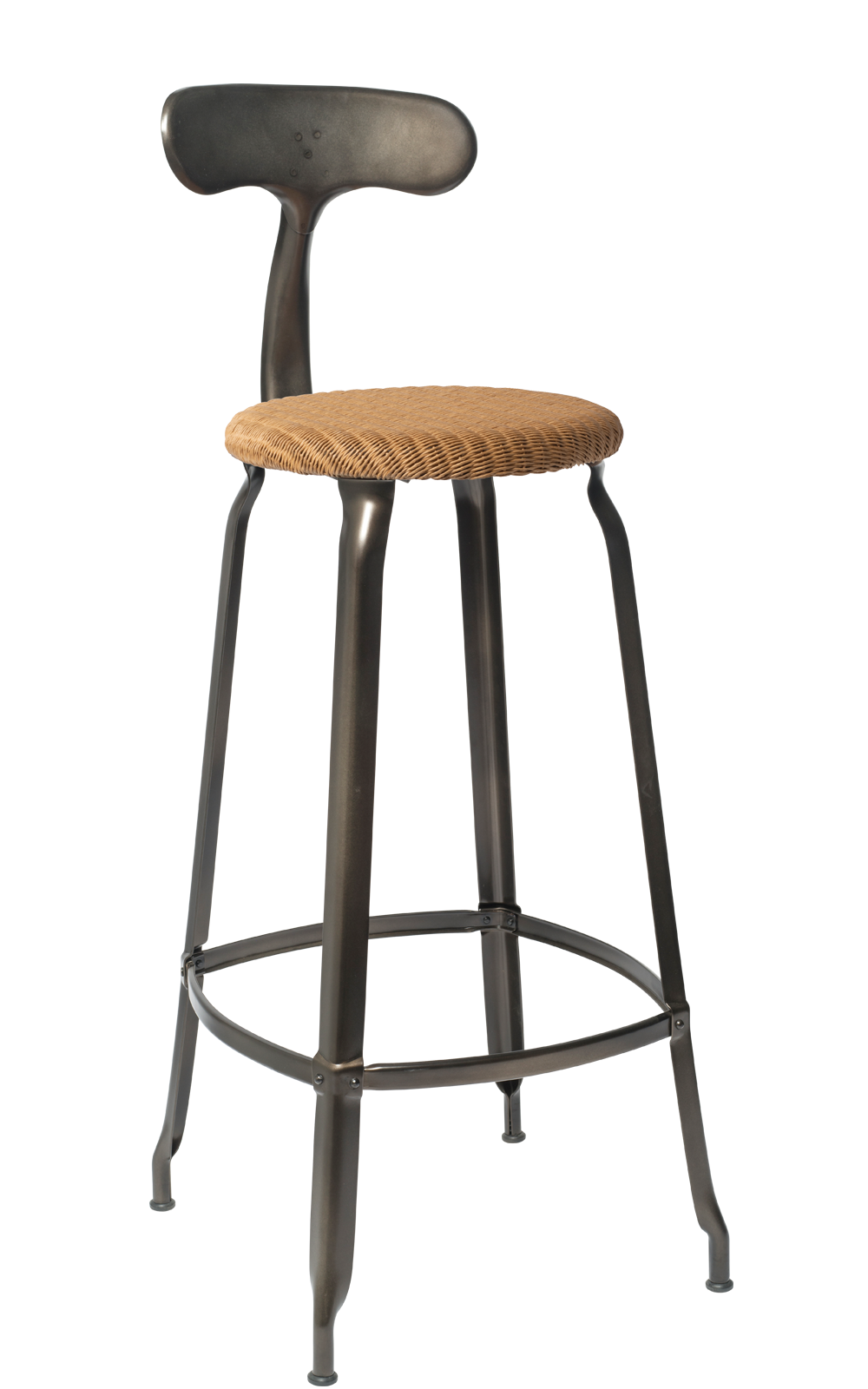 Nicolle® Loom & Metal High Stool