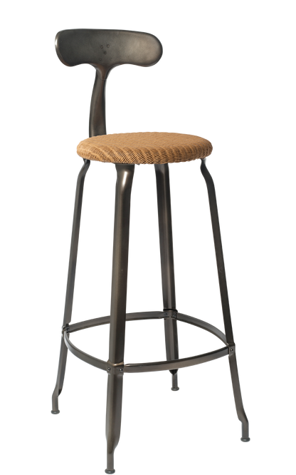 Nicolle® Loom & Metal High Stool