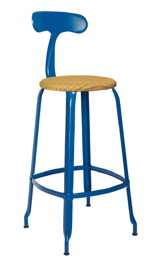 Nicolle® Loom & Metal High Stool-Contract Furniture Store for hospitality, leisure & commercial projects