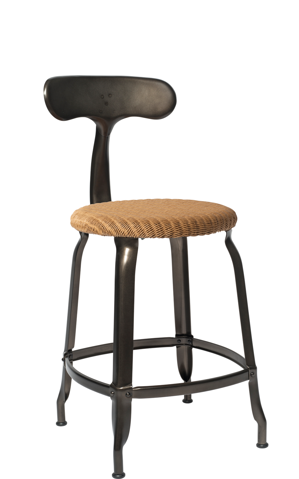 Nicolle® Loom & Metal Side Chair-Contract Furniture Store for hospitality, leisure & commercial projects