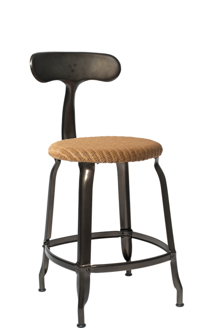 Nicolle® Loom & Metal Side Chair-Contract Furniture Store for hospitality, leisure & commercial projects
