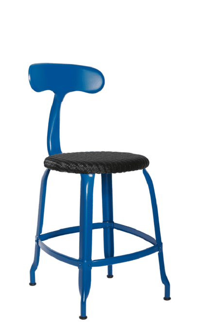 Nicolle® Loom & Metal Side Chair-Contract Furniture Store for hospitality, leisure & commercial projects