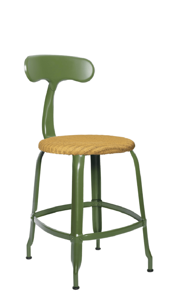 Nicolle® Loom & Metal Side Chair-Contract Furniture Store for hospitality, leisure & commercial projects