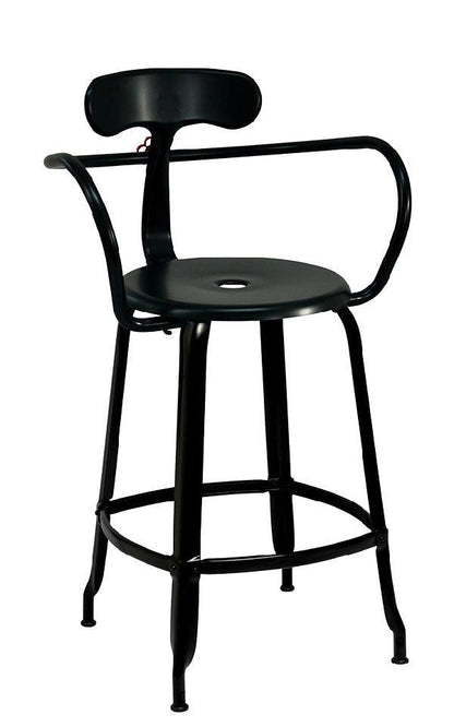 Nicolle® Metal H60 High Stool-Contract Furniture Store for hospitality, leisure & commercial projects