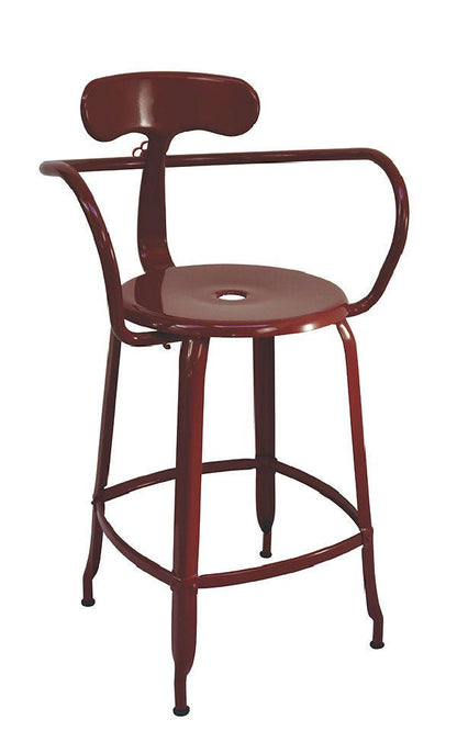 Nicolle® Metal H60 High Stool-Contract Furniture Store for hospitality, leisure & commercial projects