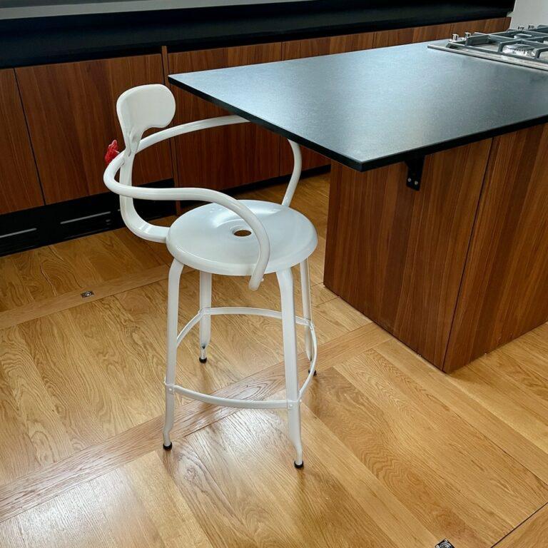 Nicolle® Metal H60 High Stool-Contract Furniture Store for hospitality, leisure & commercial projects