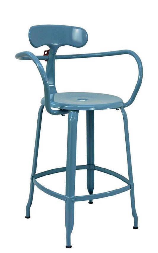 Nicolle® Metal H60 High Stool-Contract Furniture Store for hospitality, leisure & commercial projects