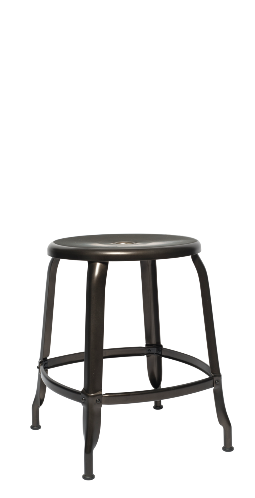 Nicolle® Metal Low Stool-Contract Furniture Store for hospitality, leisure & commercial projects