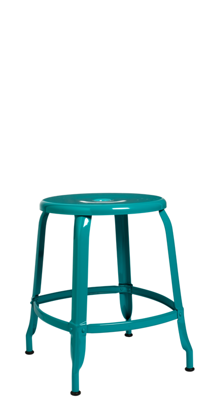 Nicolle® Metal Low Stool-Contract Furniture Store for hospitality, leisure & commercial projects