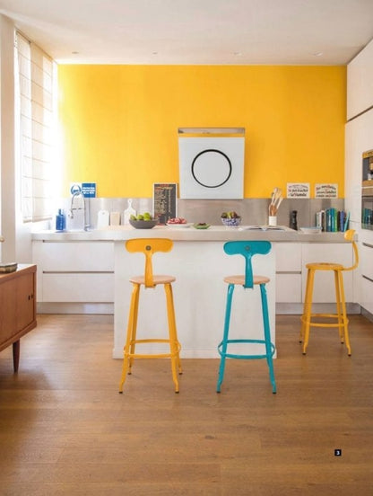 Nicolle® Wood & Metal High Stool-Contract Furniture Store for hospitality, leisure & commercial projects