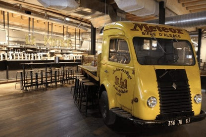 Nicolle® Wood & Metal High Stool-Contract Furniture Store for hospitality, leisure & commercial projects