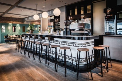 Nicolle® Wood & Metal High Stool-Contract Furniture Store for hospitality, leisure & commercial projects