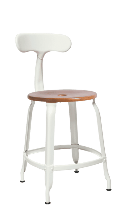 Nicolle® Wood & Metal Side Chair-Contract Furniture Store for hospitality, leisure & commercial projects