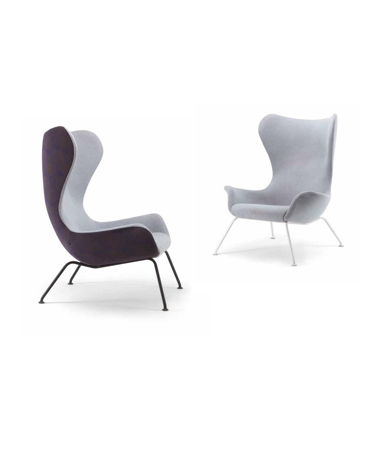 Nirvana Base 124 Wing Lounge Chair-Contract Furniture Store for hospitality, leisure & commercial projects