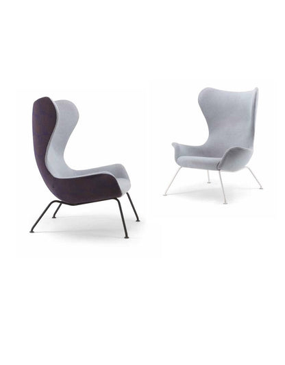 Nirvana Base 124 Wing Lounge Chair-Contract Furniture Store for hospitality, leisure & commercial projects
