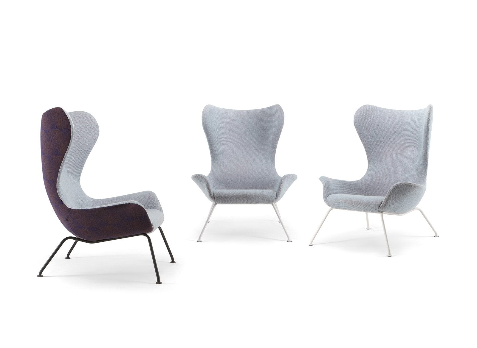 Nirvana Base 124 Wing Lounge Chair-Contract Furniture Store for hospitality, leisure & commercial projects