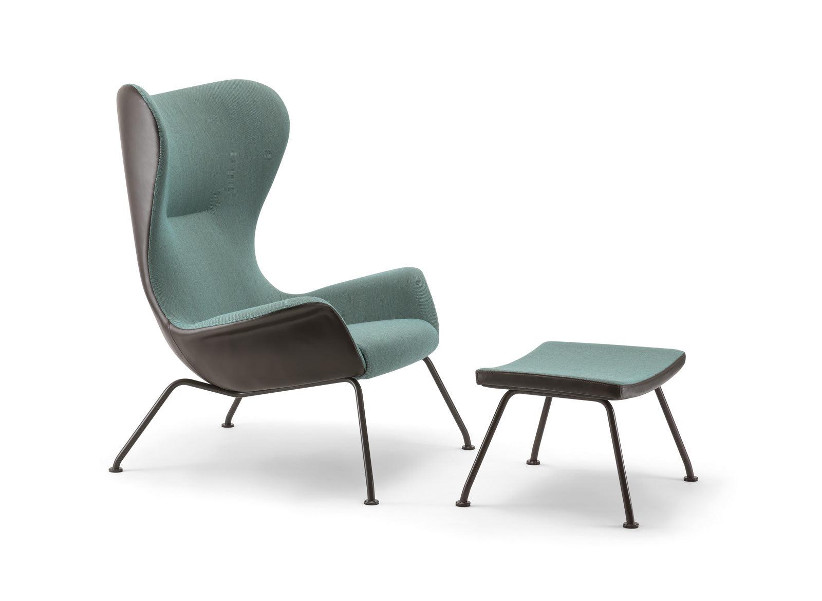 Nirvana Base 124 Wing Lounge Chair-Contract Furniture Store for hospitality, leisure & commercial projects