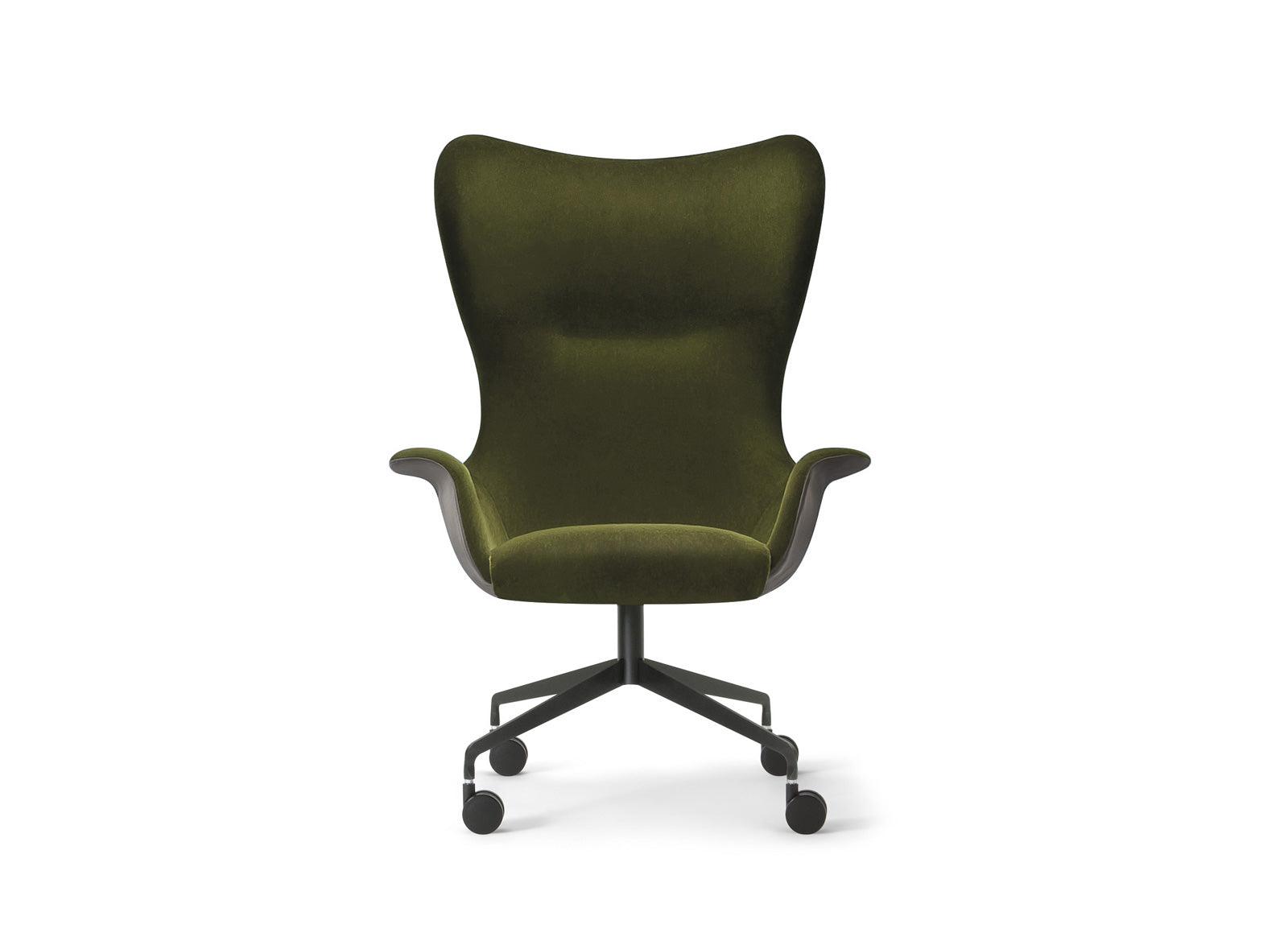 Nirvana Wing Chair c/w Wheels-Torre-Contract Furniture Store