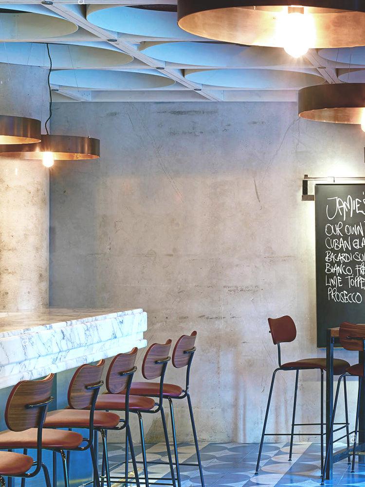 Nod Upholstered High Stool