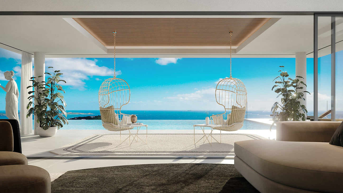 Nodo Hanging Lounge Chair-Contract Furniture Store for hospitality, leisure & commercial projects