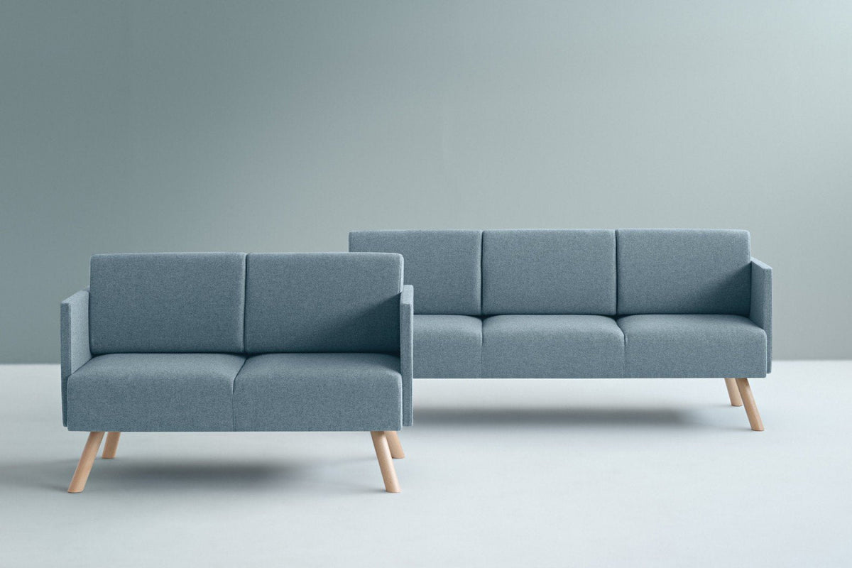 Nomad Sofa c/w Wood Legs-Metalmobil-Contract Furniture Store