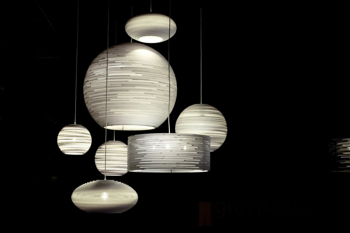 Oliv White Pendant Lamp-Graypants-Contract Furniture Store