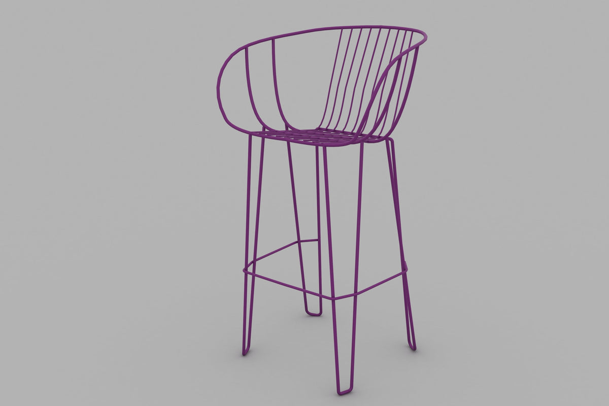 Olivo High Stool-iSi Contract-Contract Furniture Store