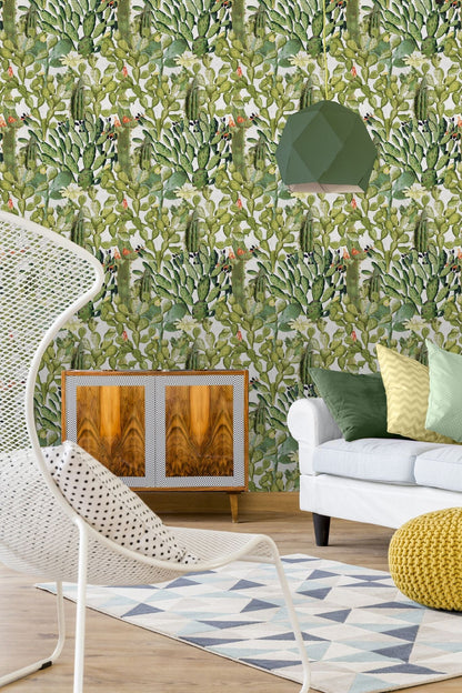 Opuntia Wallpaper-Contract Furniture Store for hospitality, leisure & commercial projects