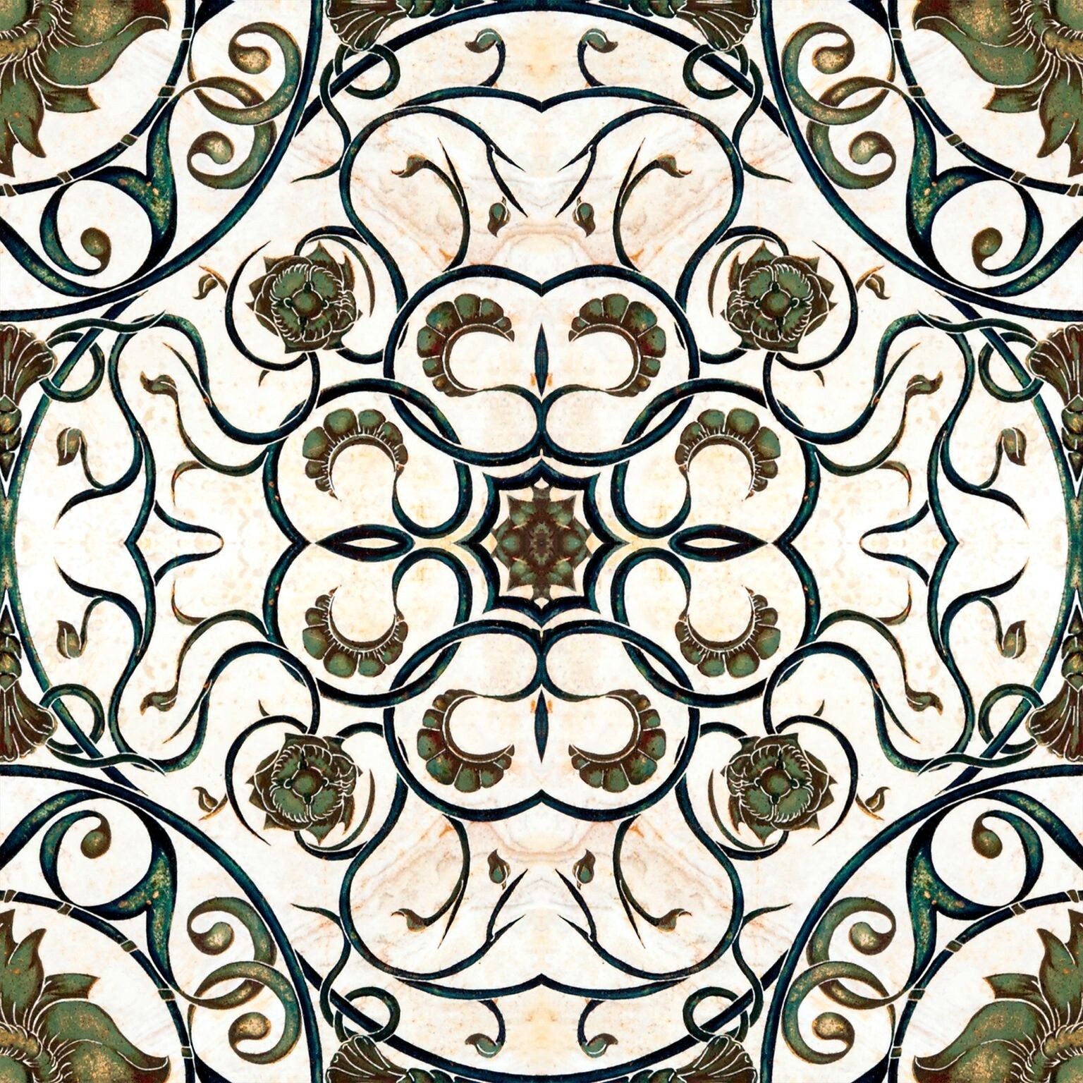 Organic Tile Wallpaper