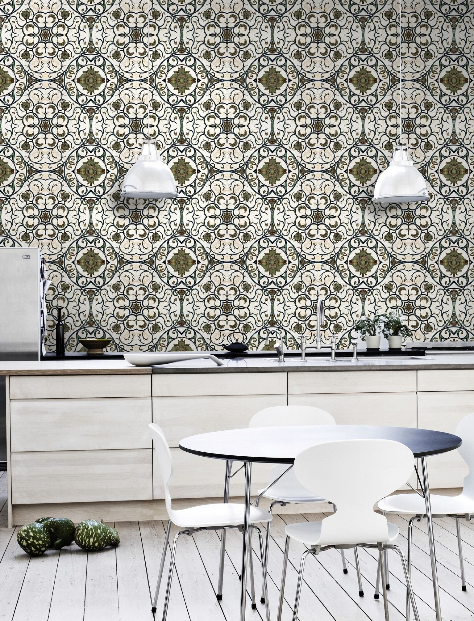 Organic Tile Wallpaper-Mind The Gap-Contract Furniture Store