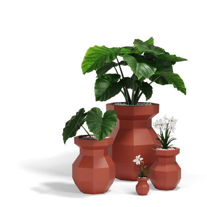 Origami Yuri Planters