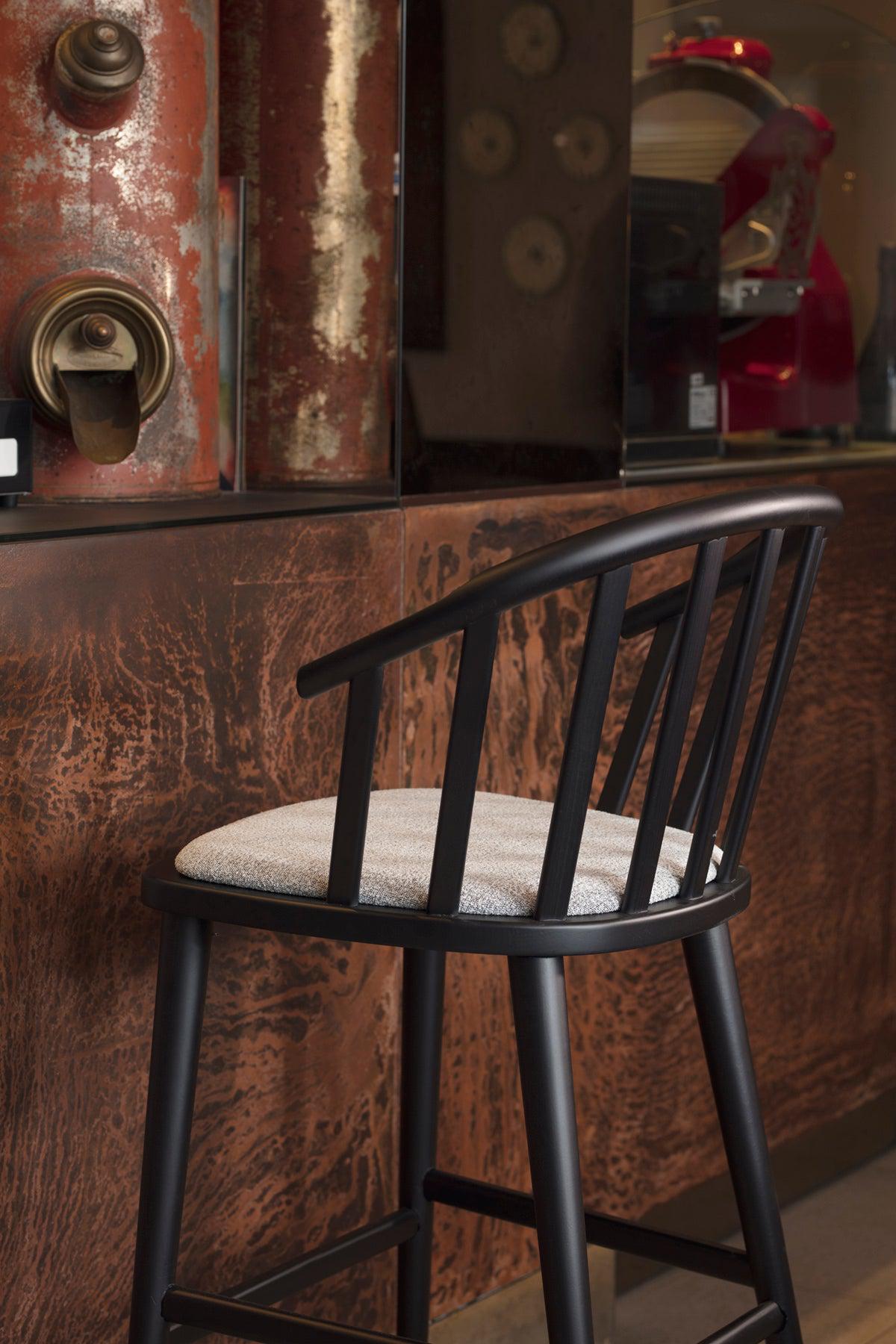 Pantelleria SG SL Wood High Stool-Contract Furniture Store for hospitality, leisure & commercial projects