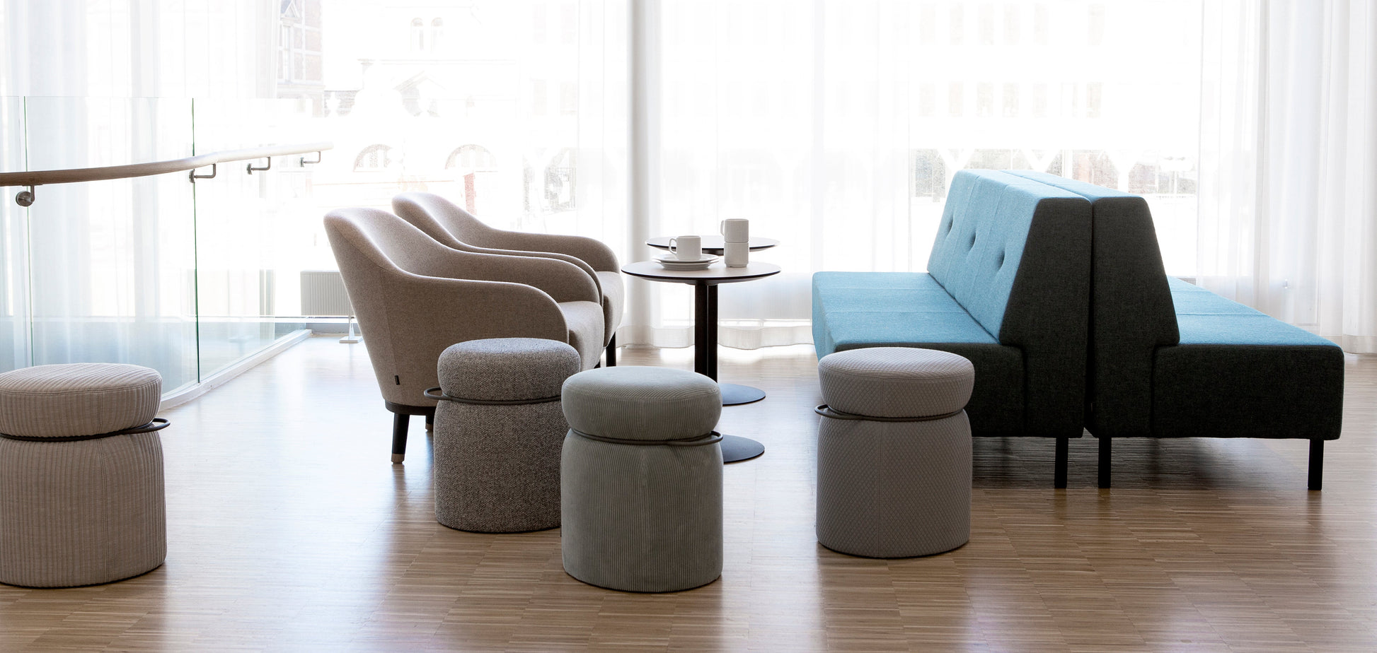 Parker Pouf-Contract Furniture Store for hospitality, leisure & commercial projects