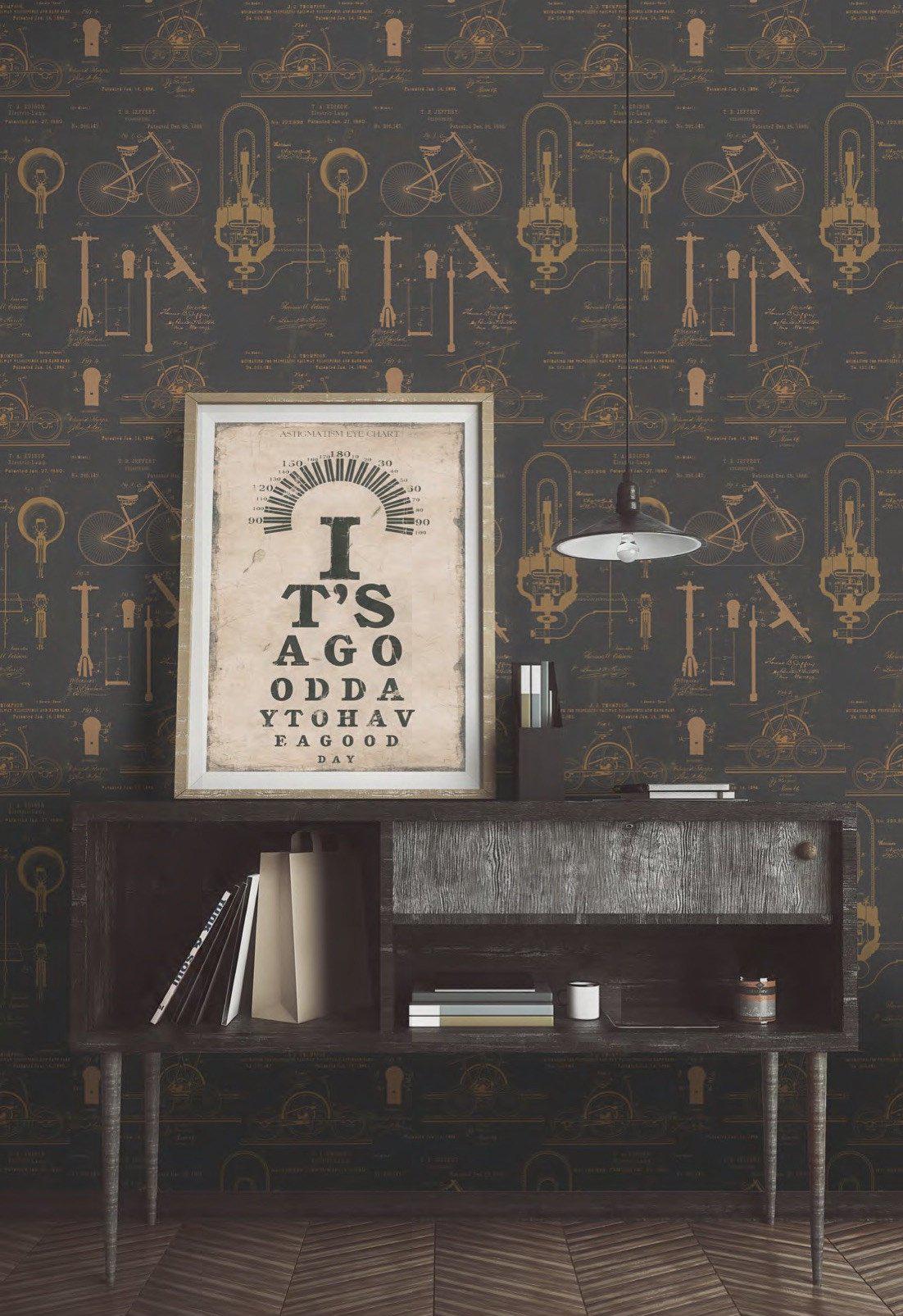 Patents Wallpaper-Contract Furniture Store for hospitality, leisure & commercial projects