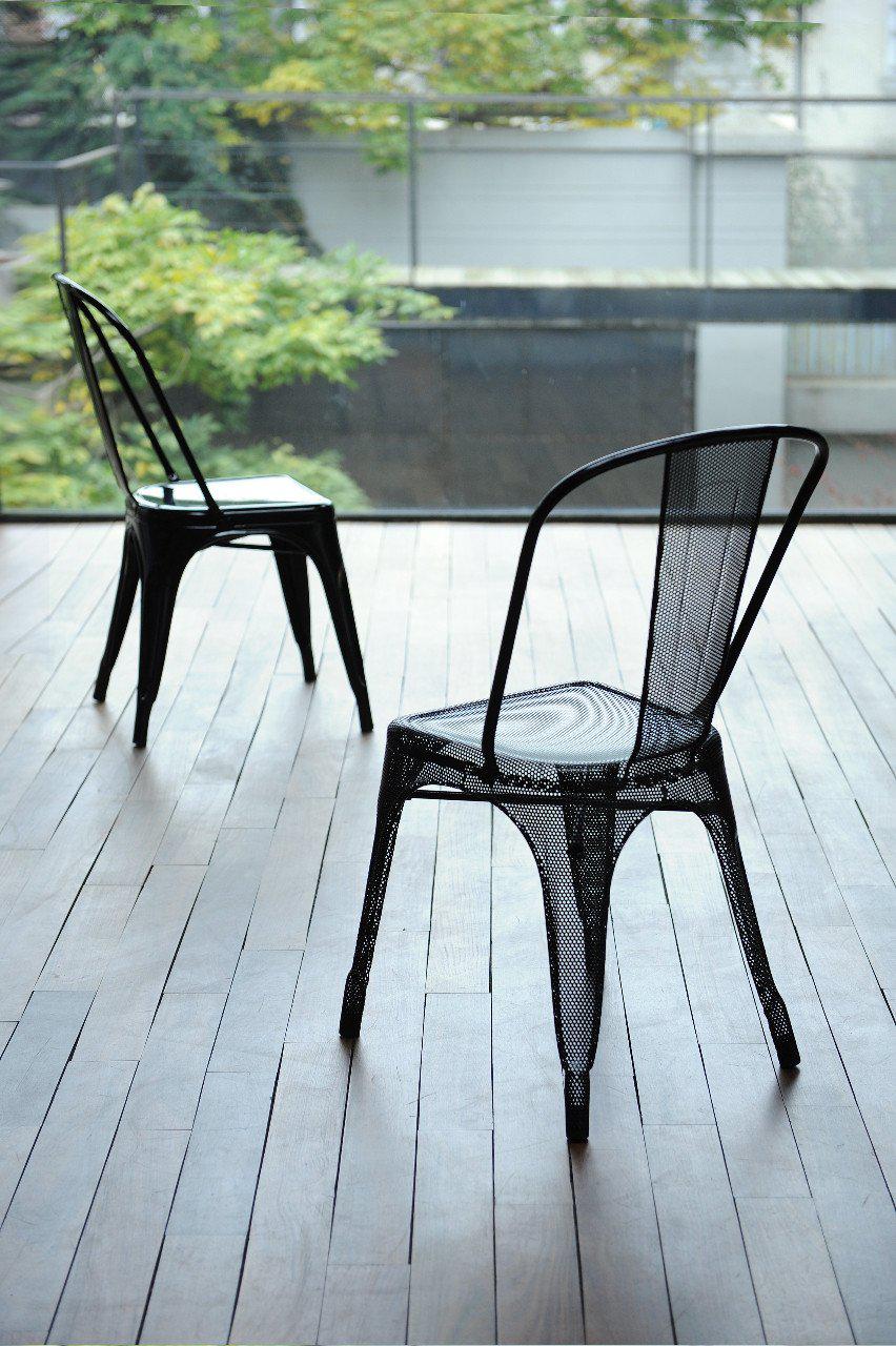 Perforated A Side Chair