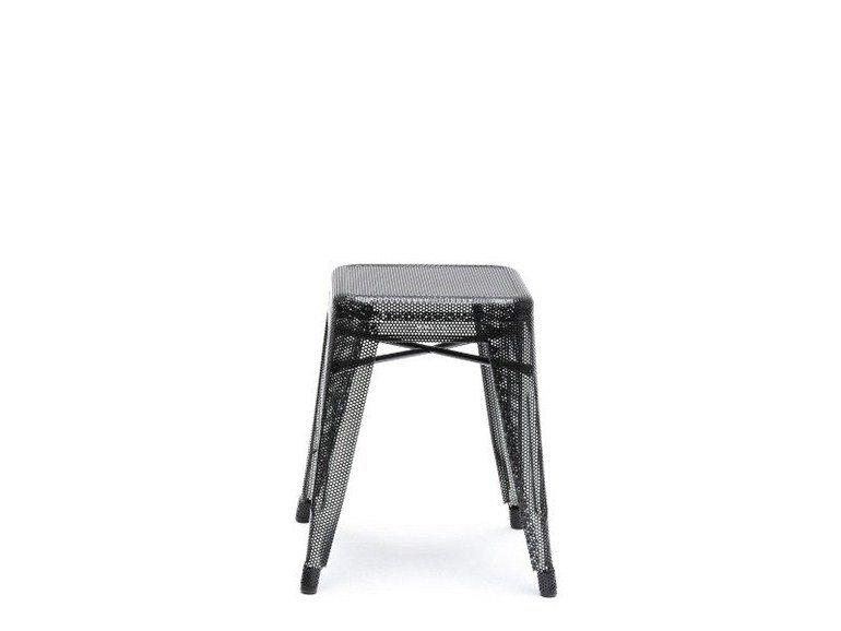 Perforated H Low Stool-Tolix-Contract Furniture Store