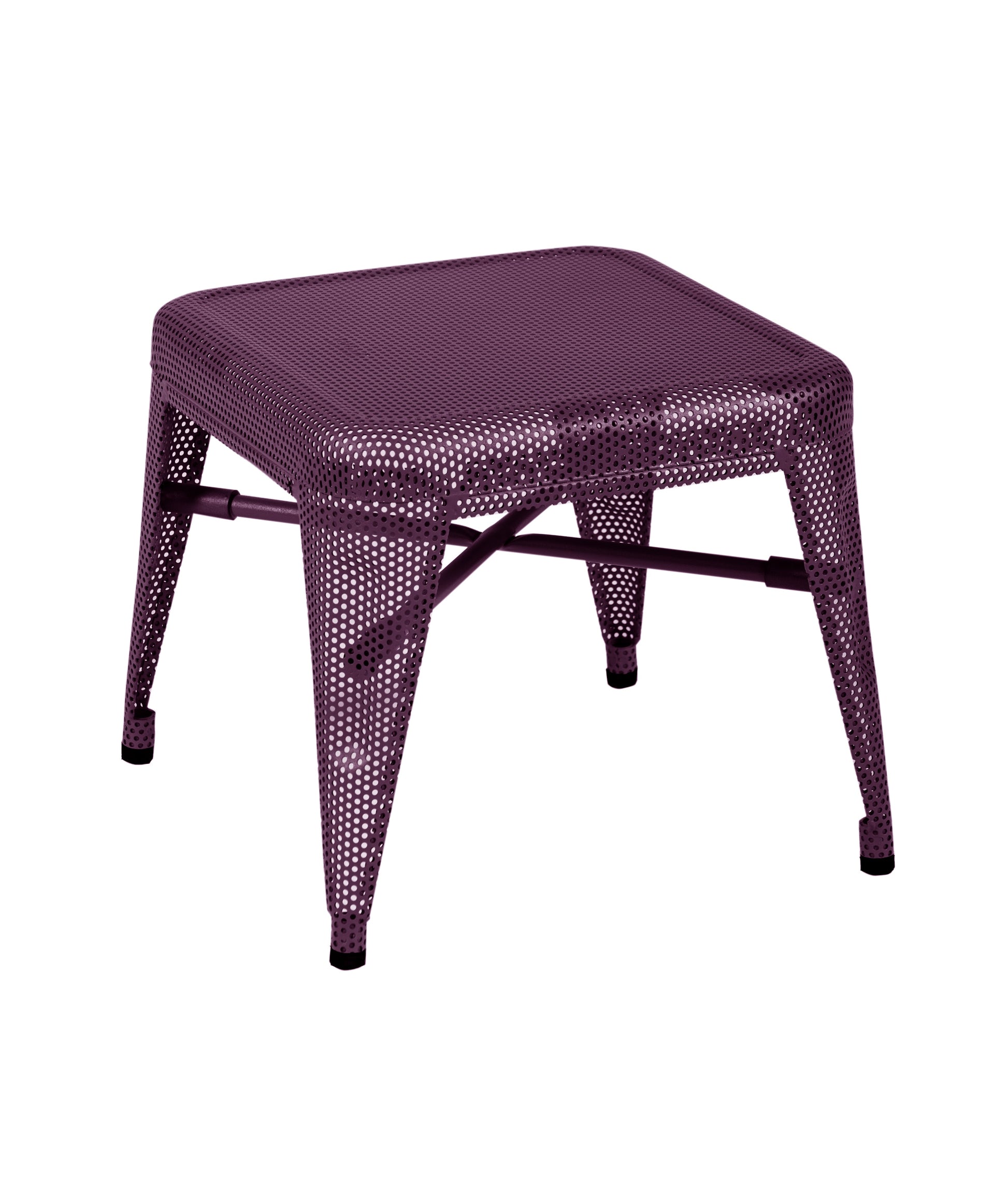 Perforated H30 Low Stool-Contract Furniture Store for hospitality, leisure & commercial projects
