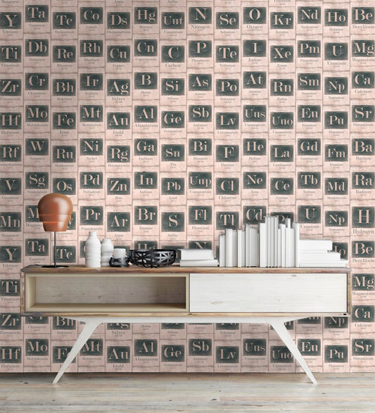 Periodic Table Of Elements Sand Wallpaper-Contract Furniture Store for hospitality, leisure & commercial projects