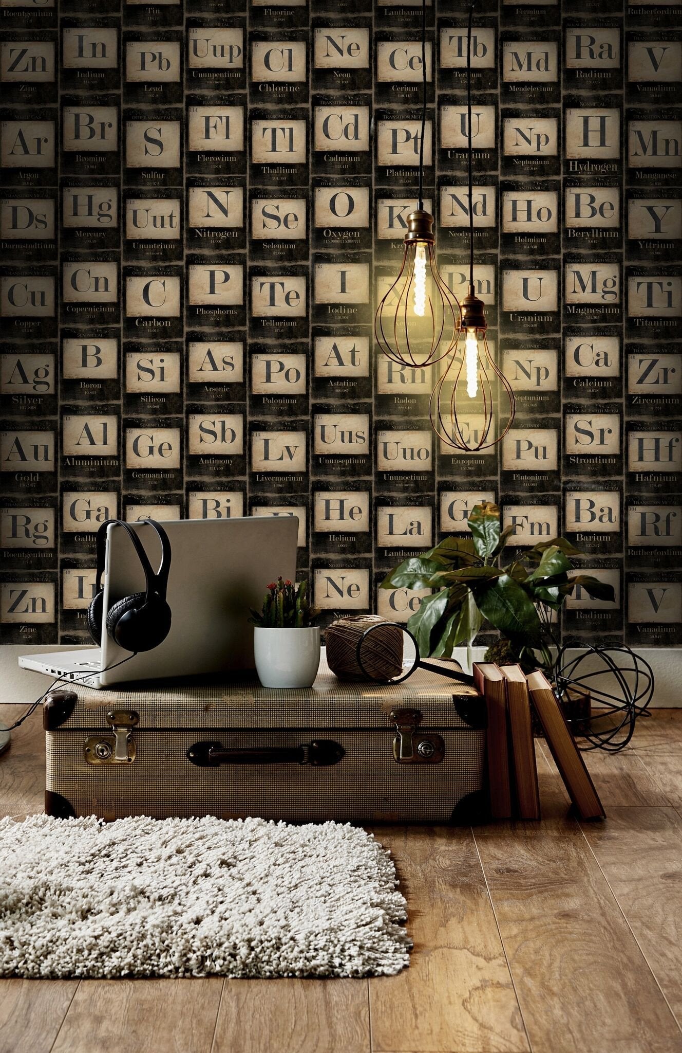 Periodic Table Of Elements Wallpaper-Mind The Gap-Contract Furniture Store