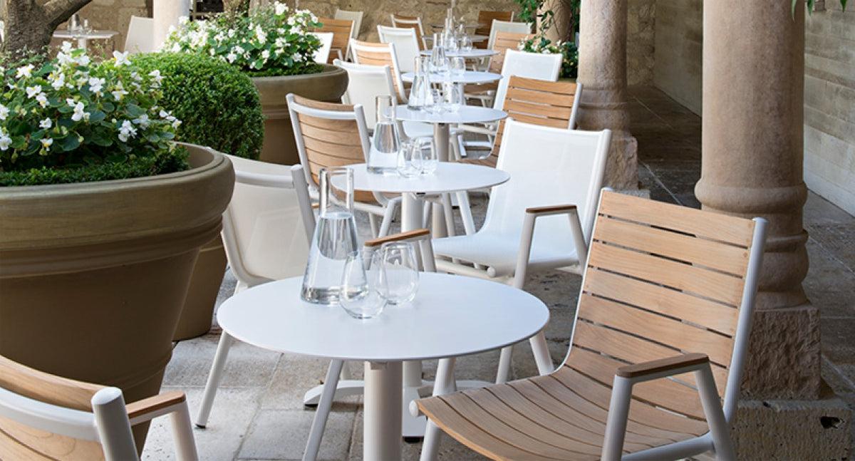 Pilotis Teak Armchair-Contract Furniture Store for hospitality, leisure & commercial projects