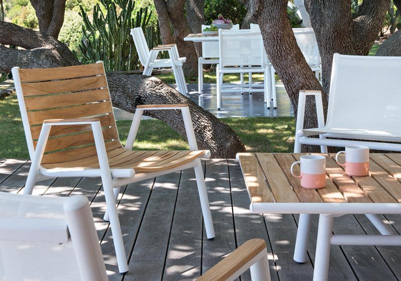 Pilotis Teak Armchair-Contract Furniture Store for hospitality, leisure & commercial projects